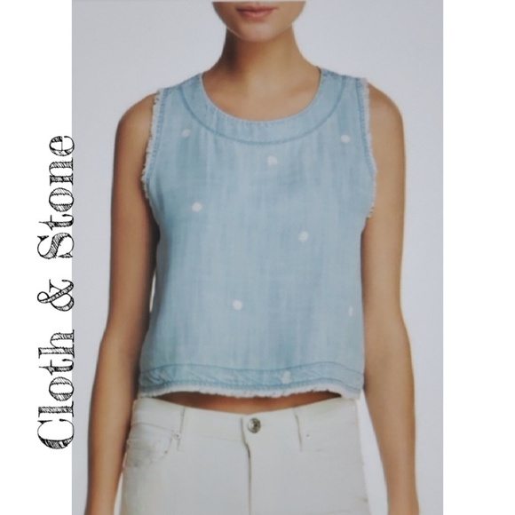 Anthropologie Tops - Cloth & Stone Polka Dot Top